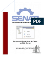 Manual SQL Server - Senati