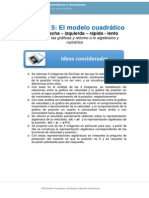 Semana 5: El Modelo Cuadrático: Ideas Consideradas