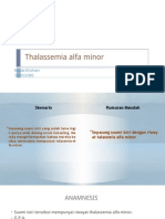 Thalasemia Alfa Minor