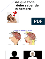 Cosas Que Toda Mujer Debe Saber de Un Hombre