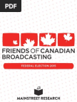 Friends of Canadian Broadcasting Report
