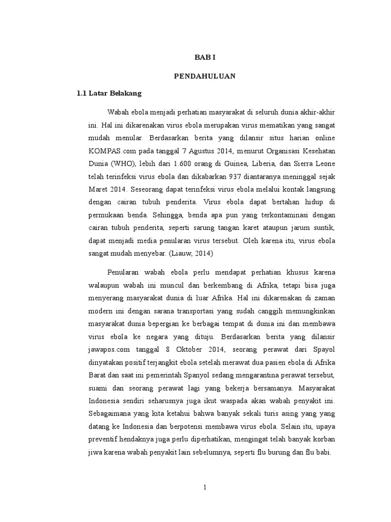 Makalah Ebola