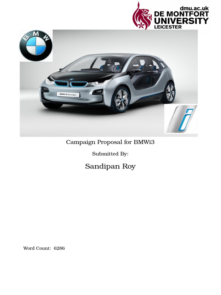 Marketing Campaign Proposal For BMW's I3 | PDF | Direct Marketing ...