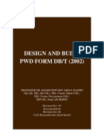 Design and Build PWD FORM DB/T (2002) : DR Khairuddin Abdul Rashid