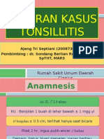 Laporan Kasus Tonsillitis