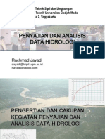 Penyajian Dan Analisis Data Hidrologi