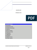 Chapter Outline: Chapanda Kudakwashe Gracious R0645087 Dessertation 2010