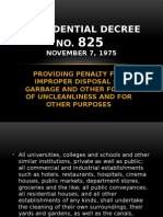 Presidential Decree NO.: NOVEMBER 7, 1975