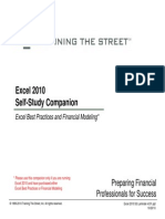Excel 2010 Self Study Companion