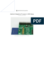 Adafruits Raspberry Pi Lesson 4 Gpio Setup PDF