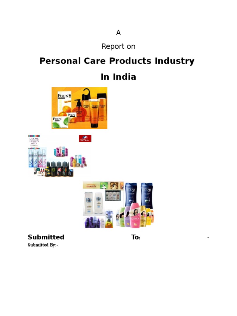 Personal Care Industry Report Saksham Cosmetics Brand
