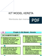 Kit Model Kereta RBT Tahun 4