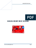 Analog Heart Beat Sensor