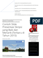 Download Contoh Slide Presentasi Skripsi Yang Baik Dan Menarik Terbaru Di Tahun 2015 by Ruli Insani Adhitya SN284936162 doc pdf