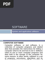 Software: System and Application Software