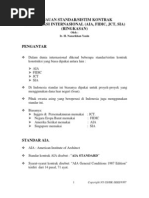 Tinjauan Standar Sistem Kontrak Konstruksi Internasional Ringkasan 2