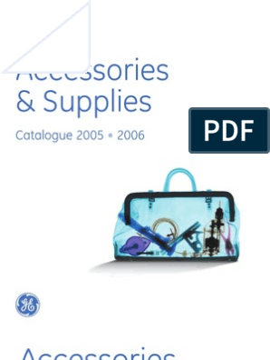 Monouso Ge Healthcare, Catalogo Prodotti GE Healthcare, PDF, Medical  Imaging