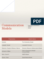 Communication Models Handout