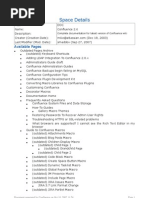 Download Confluence 26 Complete Documentation PDF DOC-20071010 by Chamith Kumarage SN28495228 doc pdf