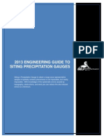 2013 Engineering Guide to Sitiing Precipitation Gauges