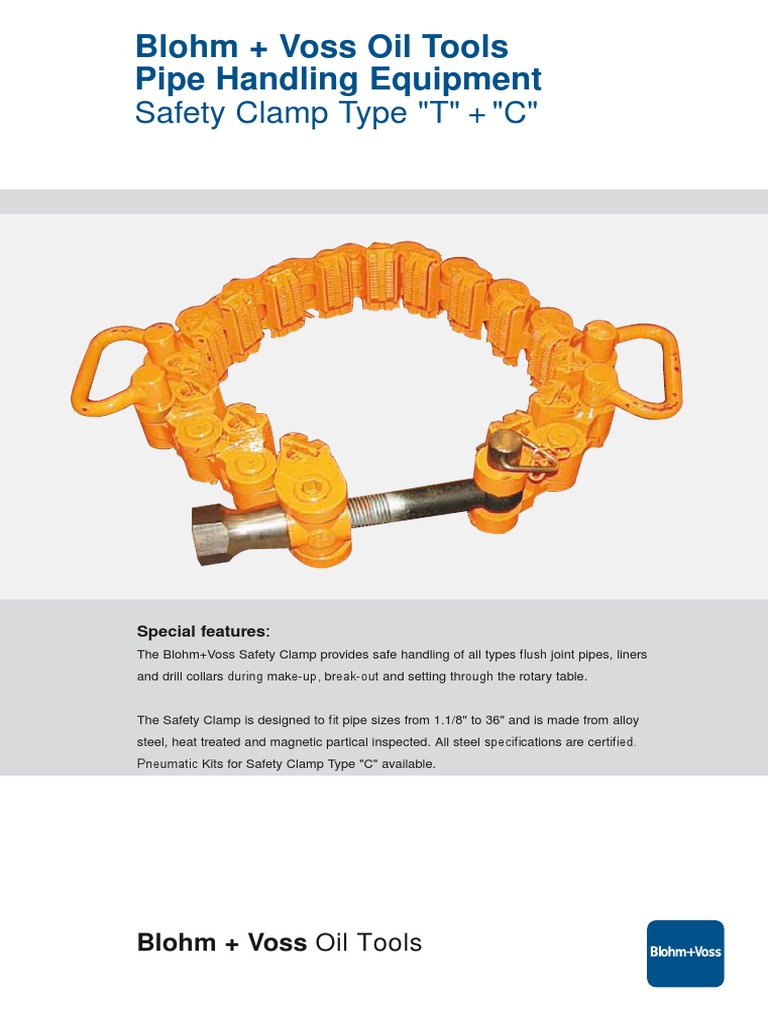 Safety Clamp Sizes PDF Manufactured Goods Mechanical Engineering