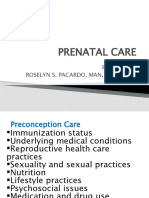 Nle Review Class - Prenatal Care
