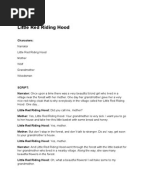 Little Red Riding Hood Script