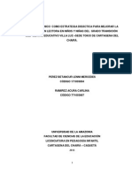 1.20. El Texto Icónico Como Estrategia Didàctica para Mejorar La Comprensiòn Lectora en Niños y Niñas Del Grado Transiciòn Del Centro Educativo Villa Luz - Sede Tokio de Cartagena Del C