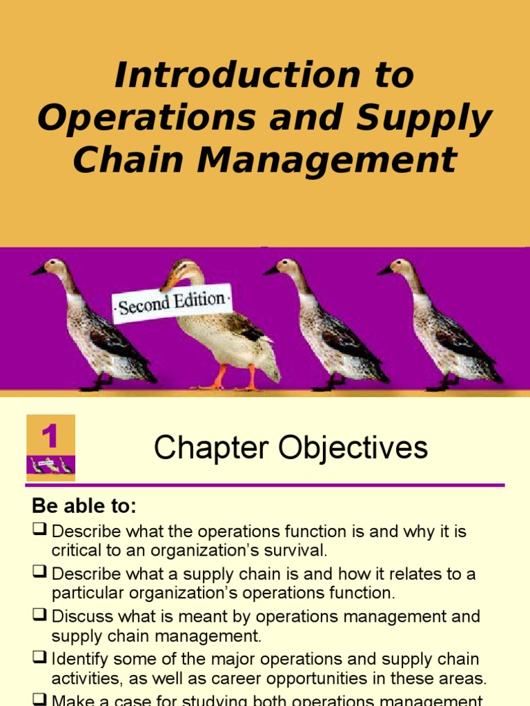 Introduction To Operations and Supply Chain Management | PDF | Supply ...