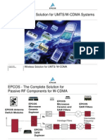 EPCOS Wireless Solution For UMTS WCDMA Systems