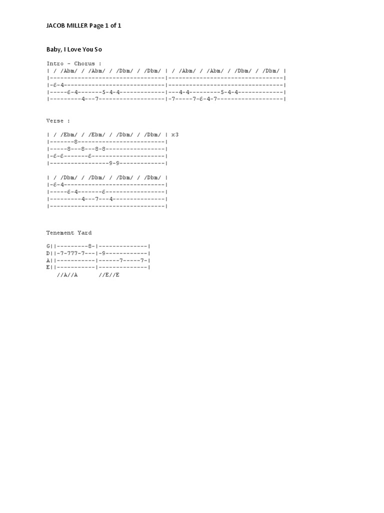Jacob Miller Reggae Bass Tabs | PDF | Business