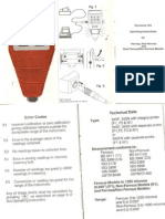 Instrucciones de Operación Elcometer 345