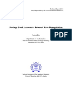 Savings Bank Accounts-Interest Rate Deregulation