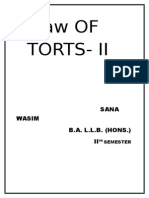 Torts- Consumer Protection Act, 1986