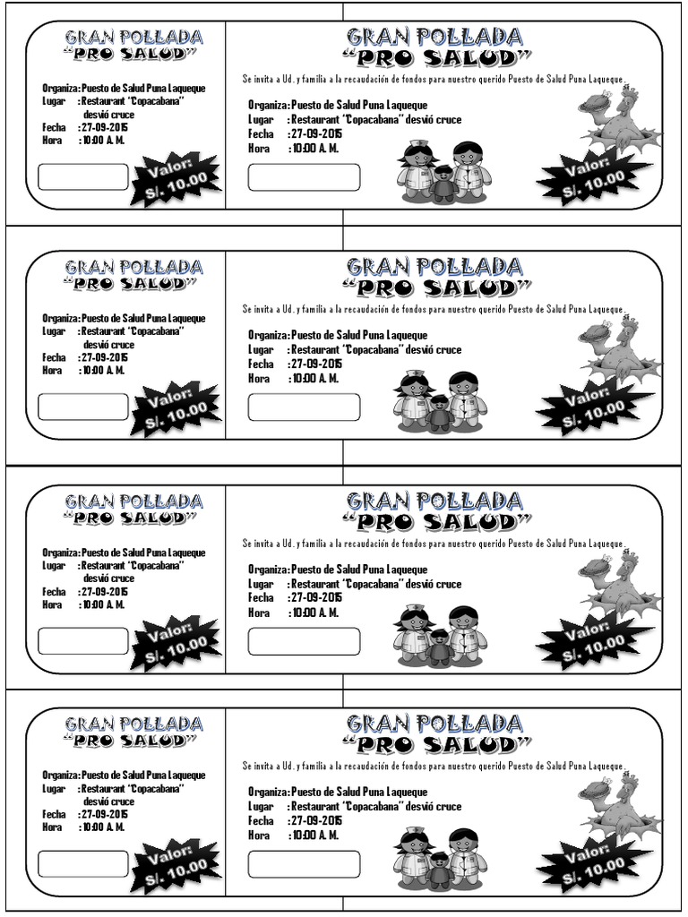 Ticket Pollada