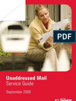 Australia Post Unaddressed Mail Service Guide