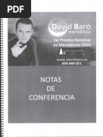 Conferencia - David Baro