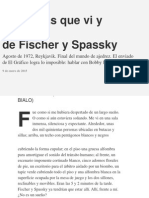 Fischer Spassky Por Cherquis Bialo E