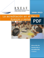 CONEAU La Acreditacion en El Perú 2008 2014 1