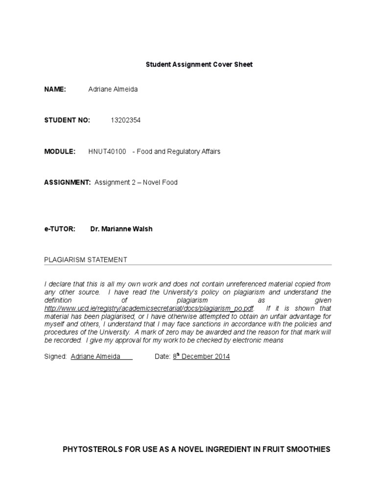 Novel Food Nutrition Facts Label Nutrition