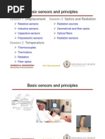 Basic Sensors and Sensing Principles