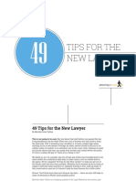 49 Tips For The New Lawyer