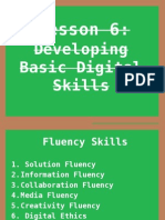 Lesson 6 Developing Basic Digital Skills