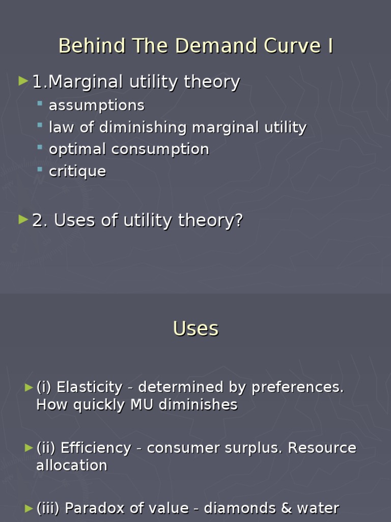 Marginal Utility Theory Explained | PDF | Utility | Marginal Utility
