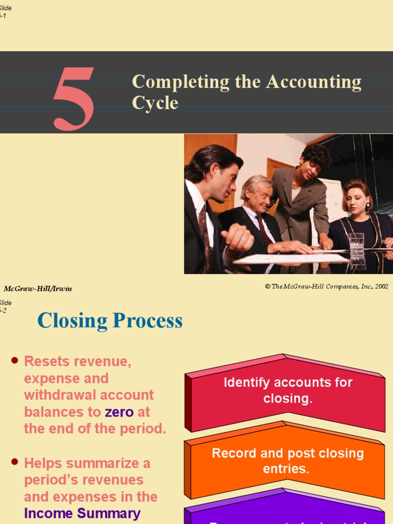 Completing The Accounting Cycle | PDF | Debits And Credits | Expense