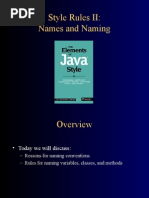 Java Names Convensions