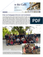 From Our Pedagogical Director and Coordinator: N°6 - September/October 2014