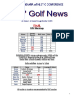 Southern Indiana Athletic Conference: Final