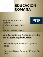 La Educacion Romana