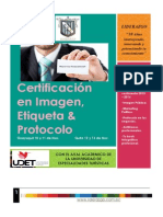 Certificación en Imagen, Etiqueta & Protocolo , Nov 2015